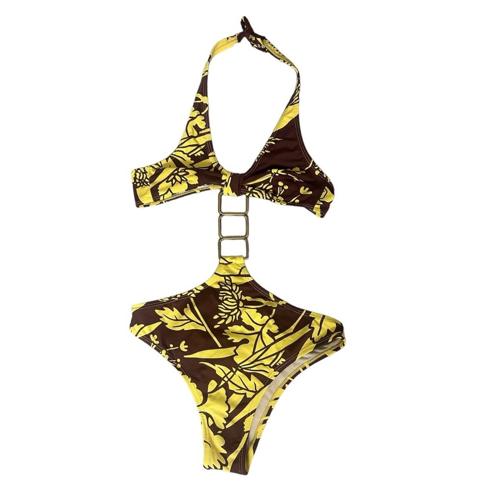 Morena Rosa one piece floral bathing suits size s (P)